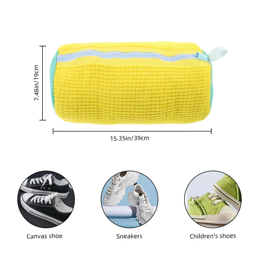 Microfiber Shoe Washing Bag – Reusable & Machine-Wash Safe