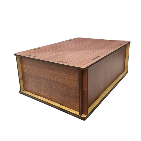 Wooden Cash Savings Box – $10,000 Goal Tracker