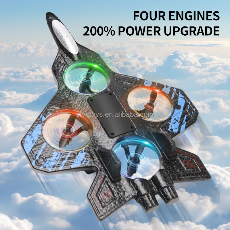 LED Foam RC Jet Fighter Drone